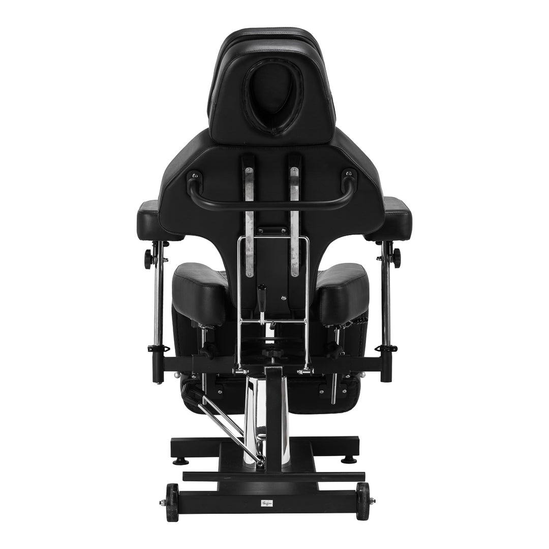 Tattoostoel Hydraulisch Pro Ink 601A Zwart - afbeelding 3