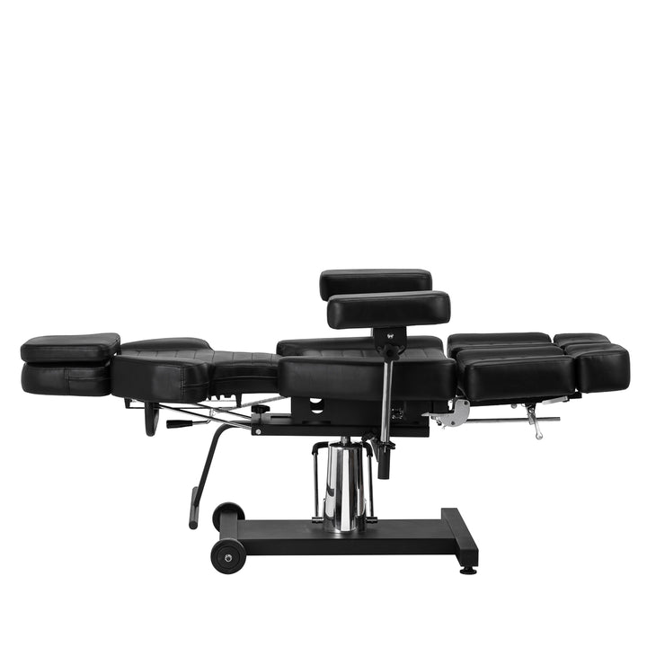 Tattoostoel Hydraulisch Pro Ink 601A Zwart - afbeelding 8