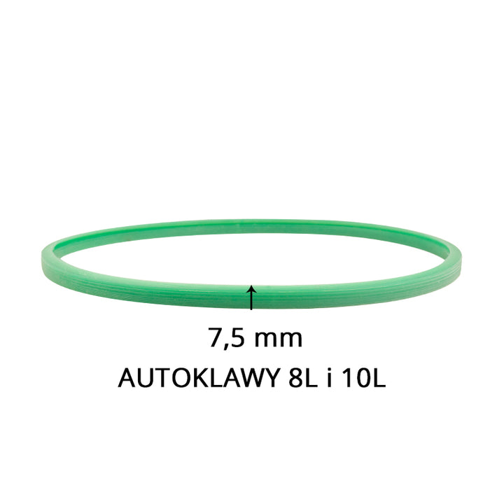 Woson Siliconen Pakking voor Autoclaaf 10L en 12L Groen 7,5 mm - afbeelding 2