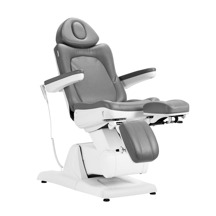 Behandelstoel Elektrisch Azzurro 870S Pedi 3 Motoren Grijs - afbeelding 2