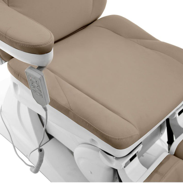Behandelstoel Elektrisch Azzurro 870S Pedi 3 Motoren Cappuccino - afbeelding 10