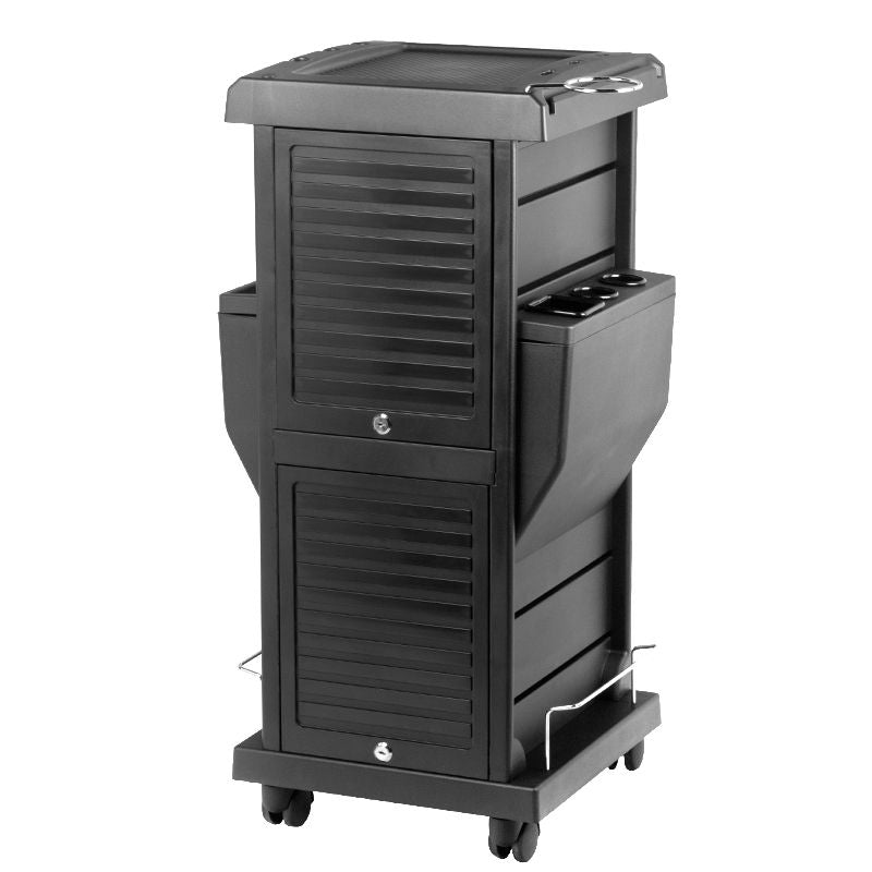 Werkwagen Kapper met Slot Gabbiano 100C Zwart