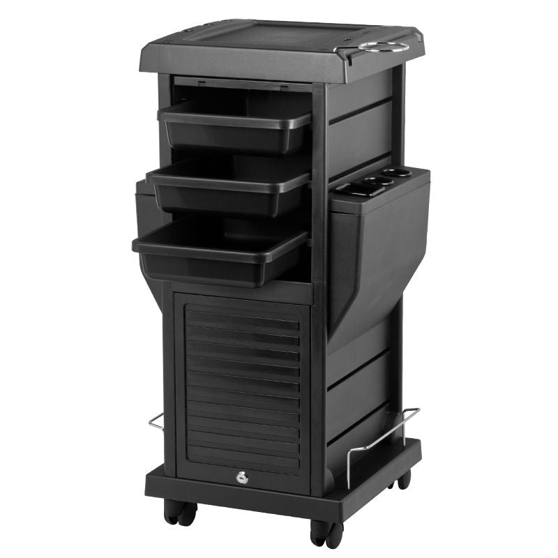 Werkwagen Kapper met Slot Gabbiano 100C Zwart - afbeelding 7
