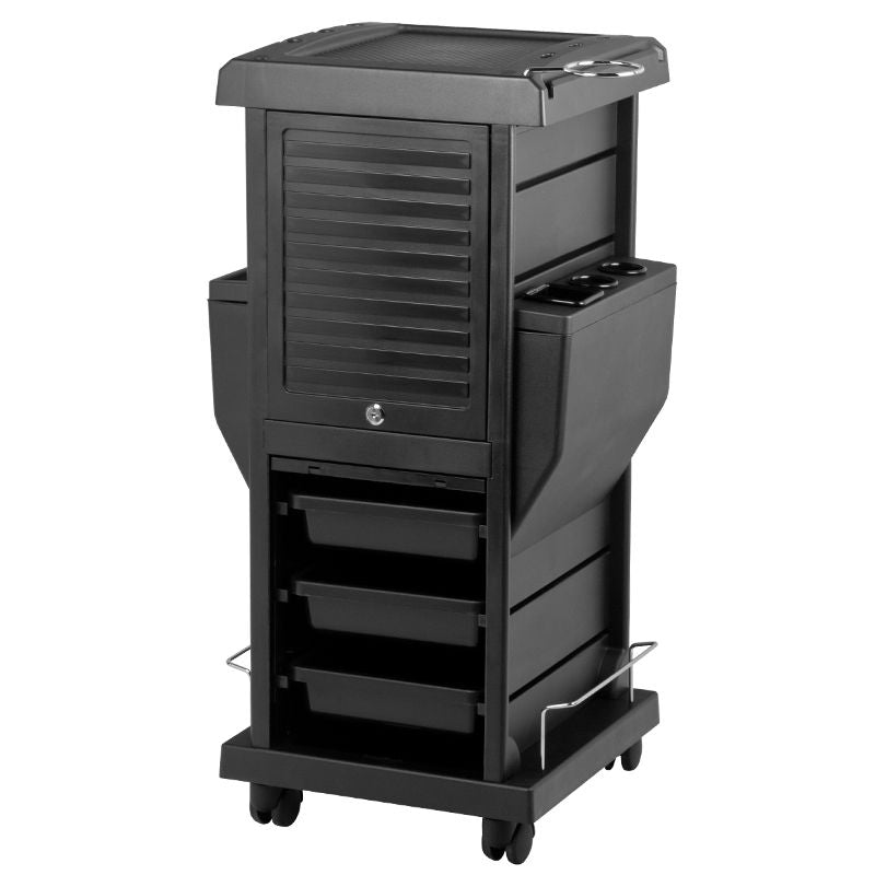 Werkwagen Kapper met Slot Gabbiano 100C Zwart - afbeelding 8