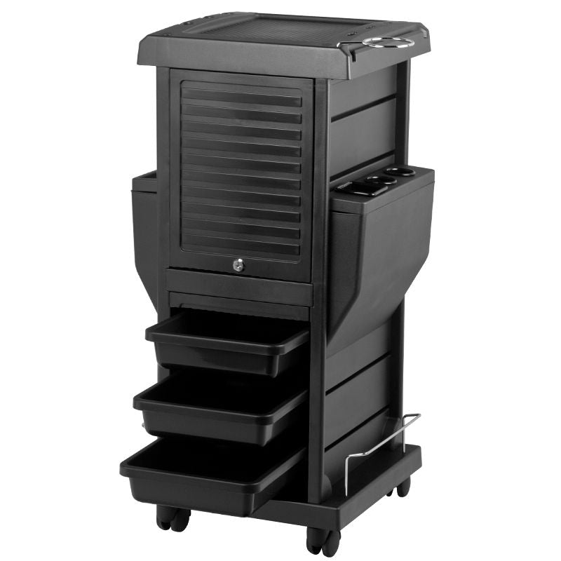 Werkwagen Kapper met Slot Gabbiano 100C Zwart - afbeelding 9