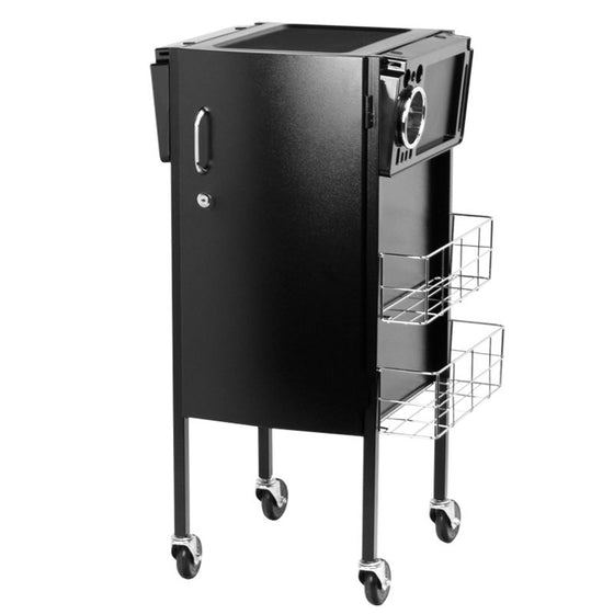 Låsbar frisørvogn Gabbiano Deluxe 500 Sort