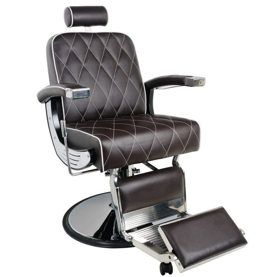 Barberstol Gabbiano Imperial Brun
