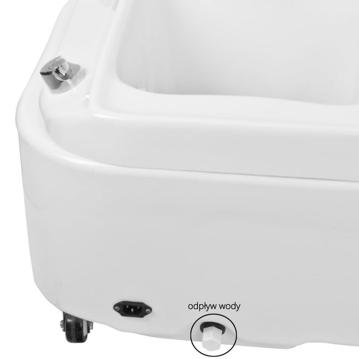 Voetenbad Pedicure met Hydromassage Azzurro A023 Wit - afbeelding 7