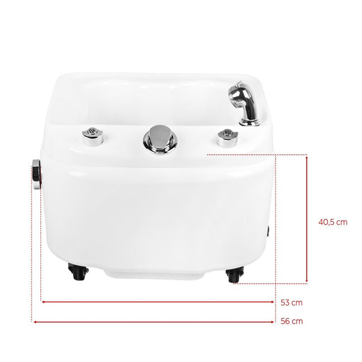 Voetenbad Pedicure met Hydromassage Azzurro A023 Wit - afbeelding 8