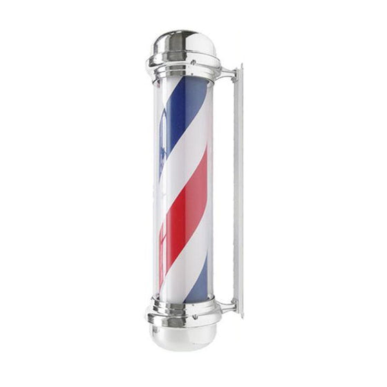 Barber Pole Belyst og Roterende Gabbiano BB-02 Sølv