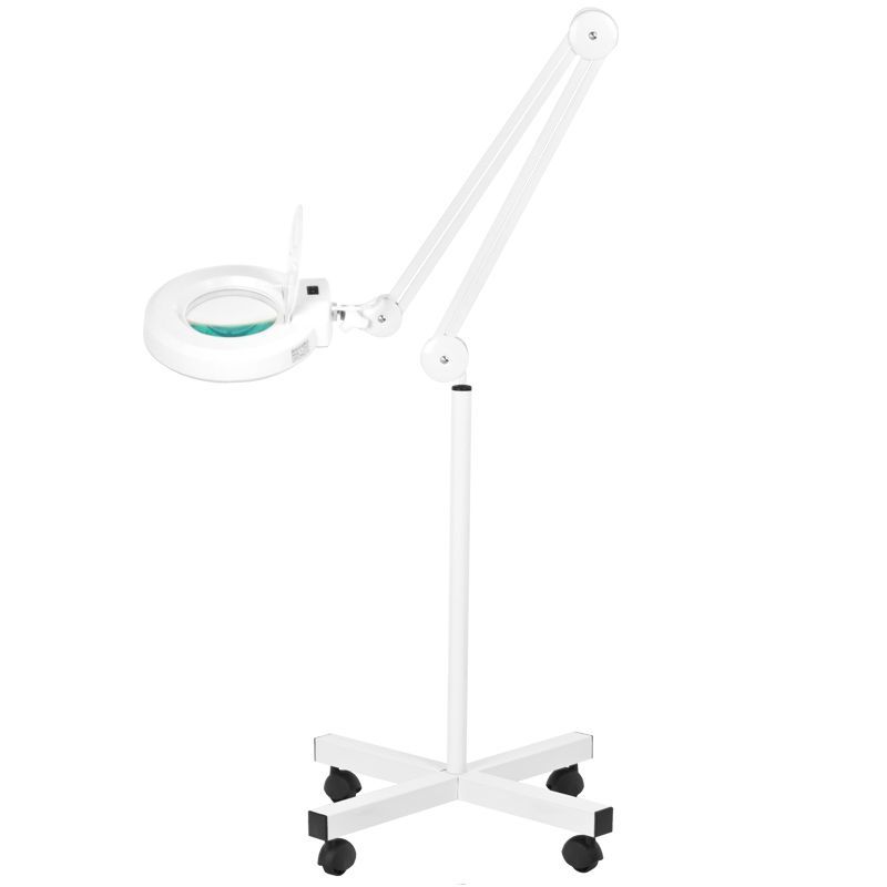 Loeplamp LED 5D op Statief S4 Wit