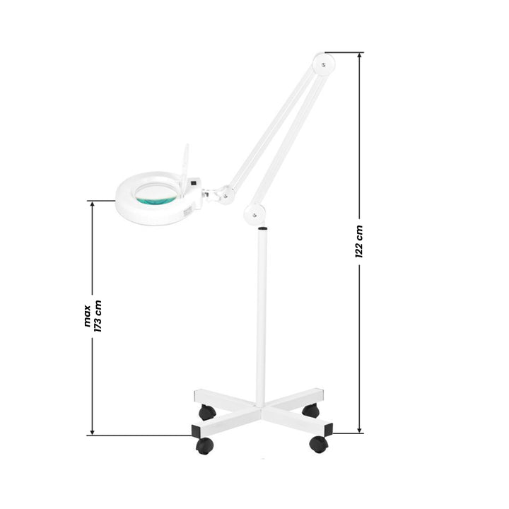 Loeplamp LED 5D op Statief S4 Wit - afbeelding 6