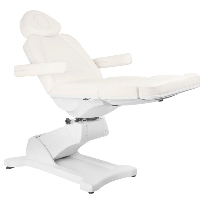 Behandlingsstol Elektrisk Azzurro 869A 4 Motorer Drejbar Hvid - billede 5