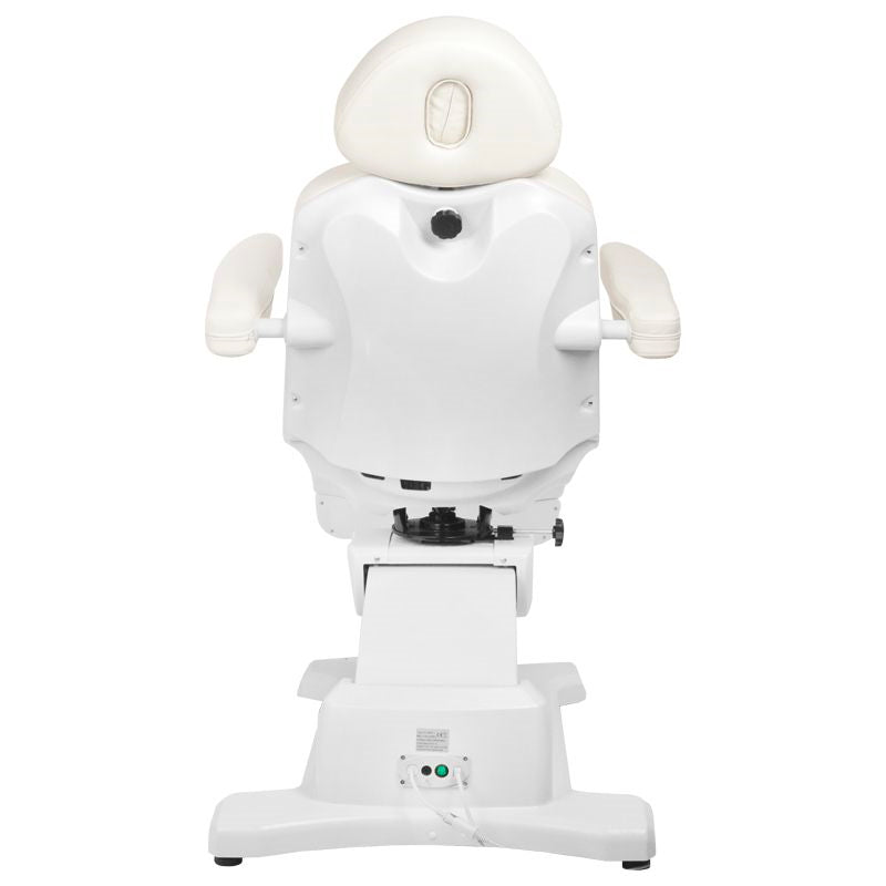 Behandlingsstol Elektrisk Azzurro 869A 4 Motorer Drejbar Hvid - billede 10