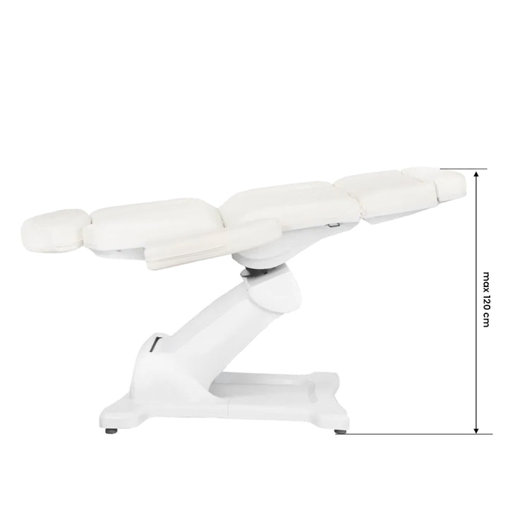 Behandlingsstol Elektrisk Azzurro 869A 4 Motorer Drejbar Hvid - billede 13