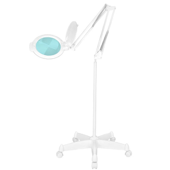 Lupelampe LED SMD 5D på Stativ Glow Moonlight 8013 Hvid