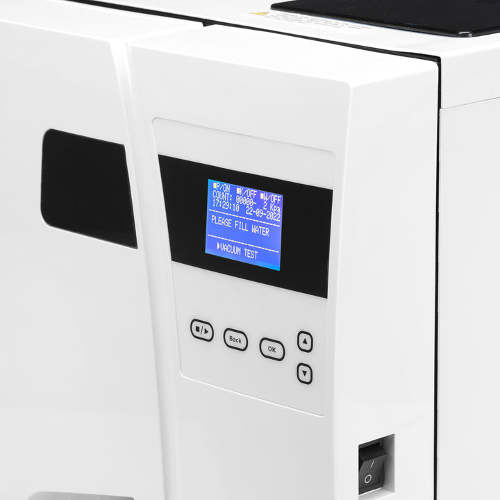 Autoklav Lafomed Premium Line LFSS23AA LCD med Printer 23L Klasse B Medicinsk - billede 5