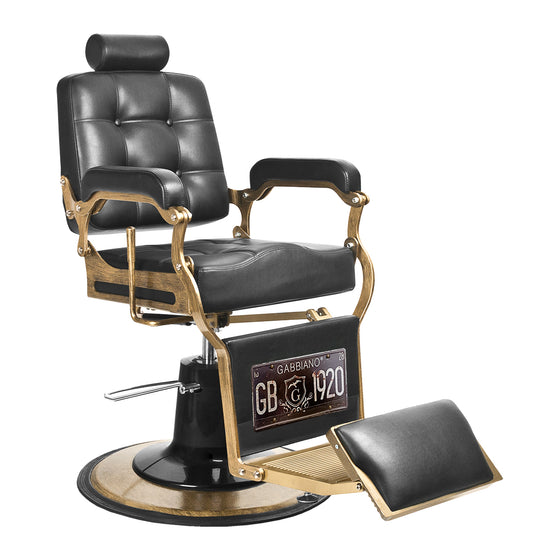 Barberstol Gabbiano Boss - Sort