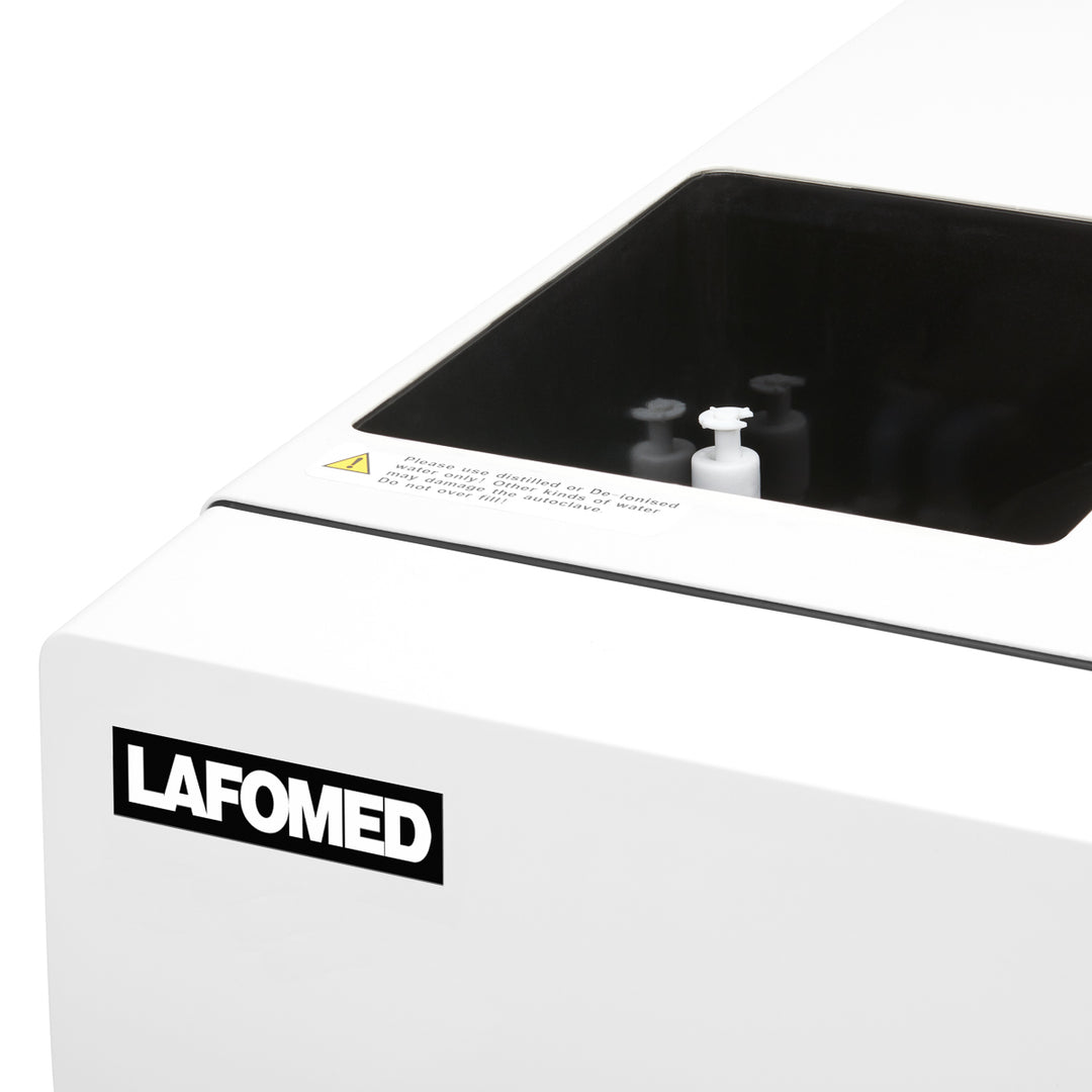 Autoclaaf Lafomed Compact Line LFSS08AC LCD met Printer 8 L Klasse B Medisch - afbeelding 14