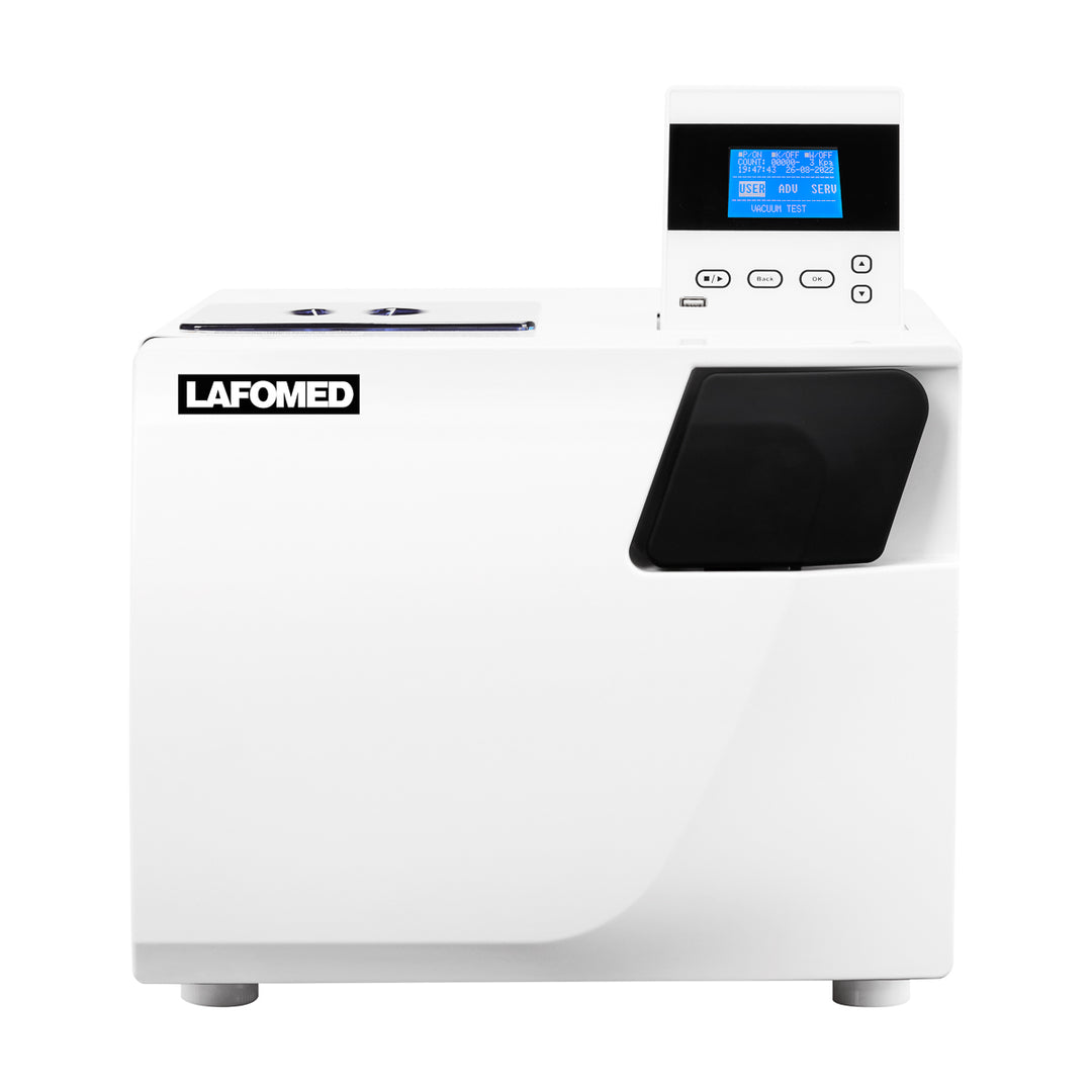 Autoclaaf Lafomed Compact Line LFSS18AC LCD met Printer 18 L Klasse B Medisch - afbeelding 3