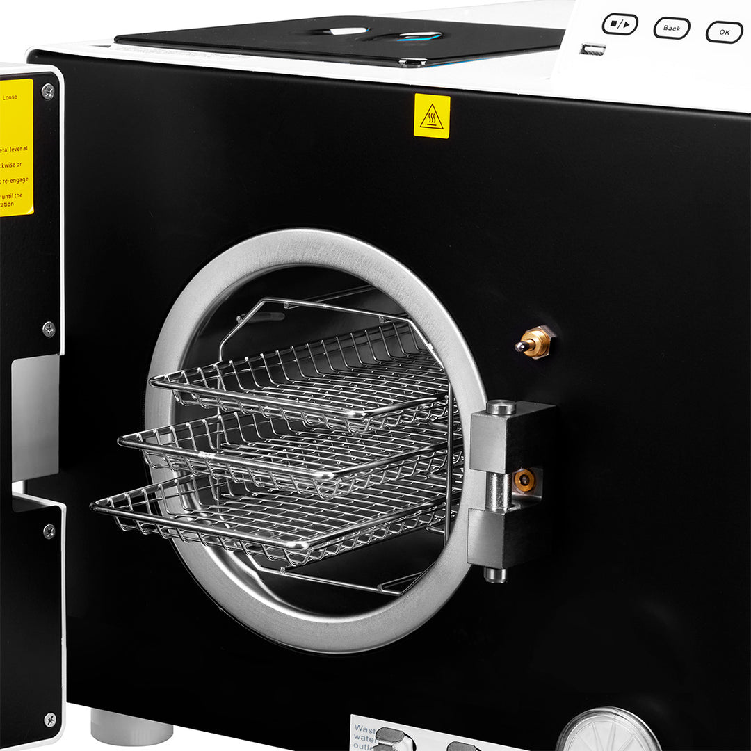 Autoklav Lafomed Compact Line LFSS12AC LCD med Printer 12L Klasse B Medicinsk - billede 9