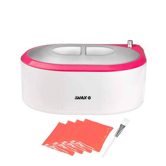Paraffinbad iWax AM-8009 265W Hvid-Rød