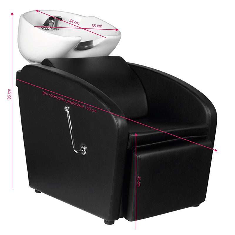 Wasunit Gabbiano Bergen Zwart - afbeelding 5