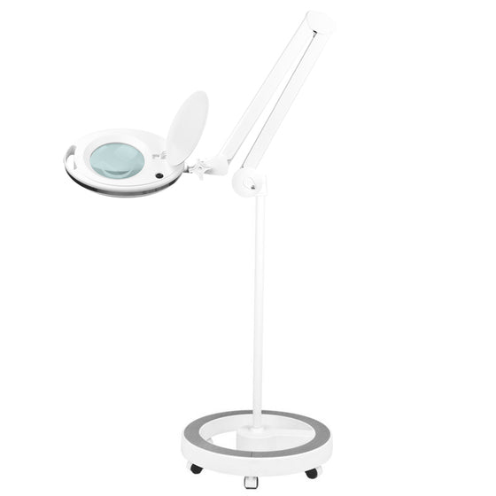 Lup LED 60 SMD 5D på Stativ Elegante 6027 - Hvid