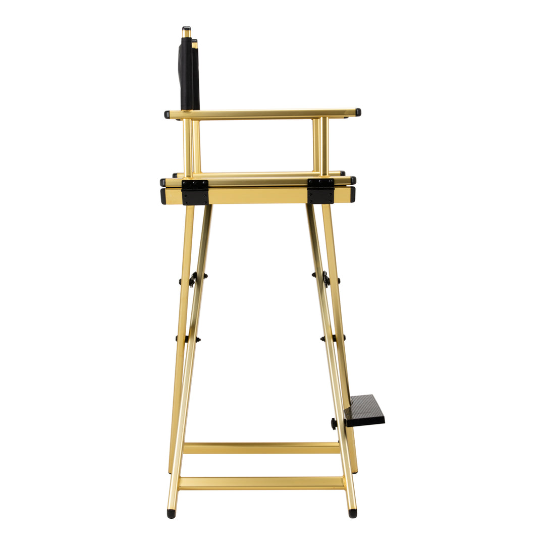 Make-up Stoel Inklapbaar Aluminium Goud - afbeelding 3