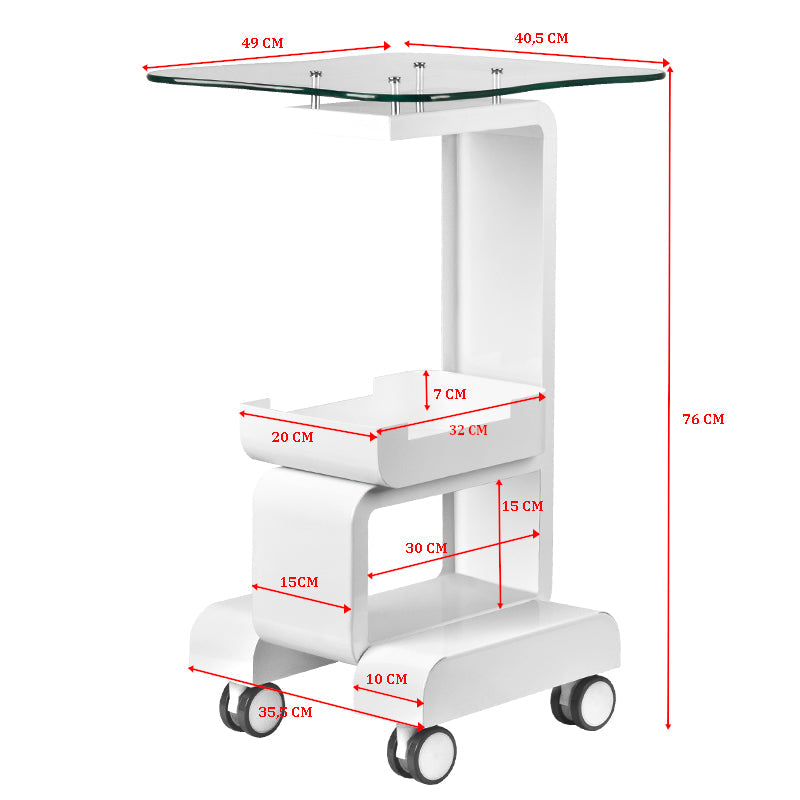 Roltafel 082 Wit - afbeelding 4