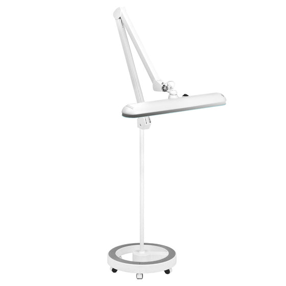 LED Lampe Skønhedssalon med Stativ og Justerbar Lysintensitet Elegante 801L Hvid