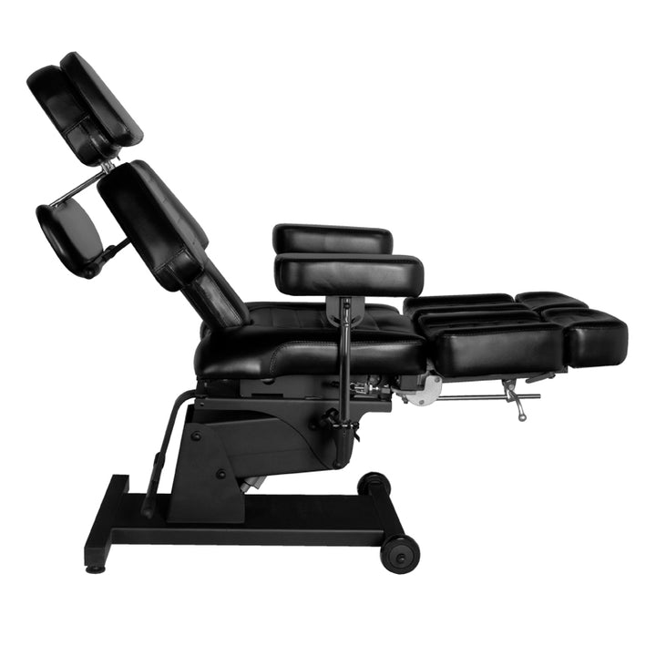 Tattoostoel Elektrisch Pro Ink 606 2 Motoren Zwart - afbeelding 12