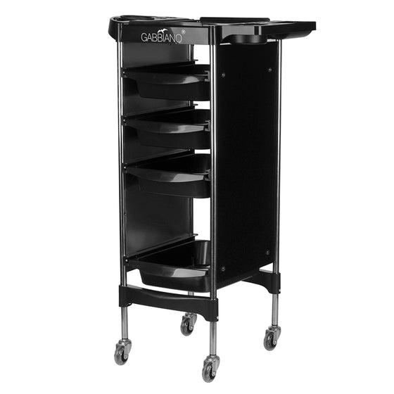 Frisørvogn Gabbiano FX11-2 Sort