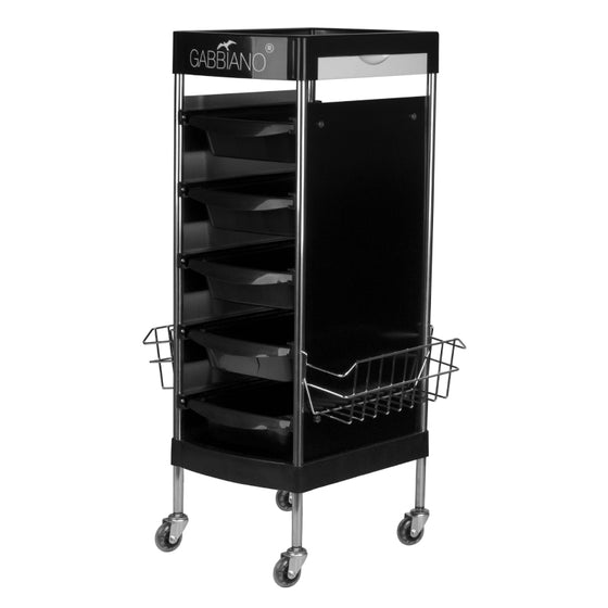 Frisørvogn Gabbiano FX11E Sort