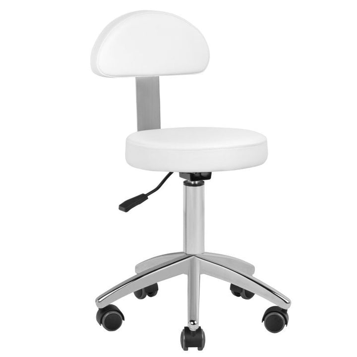 Behandelstoel Elektrisch Sillon Lux 273B 3 Motoren met Kruk Wit - afbeelding 2