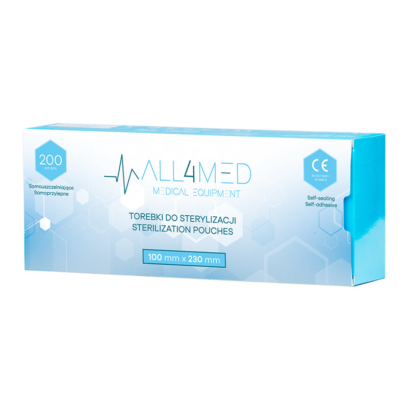 Autoclaafzakken All4Med 100 × 230 mm – 200 Stuks - afbeelding 2