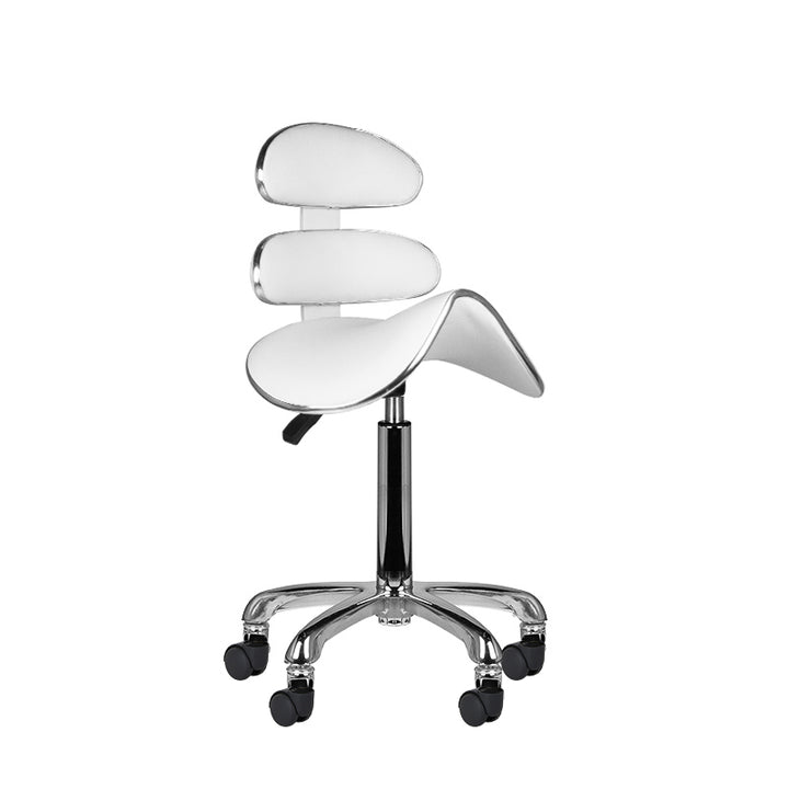 Zadelkruk Verstelbaar Eco Leder AM-880 Wit