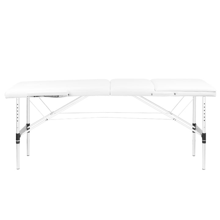 Massagetafel Inklapbaar Aluminium Komfort Activ Fizjo 3 Zones Wit - afbeelding 5
