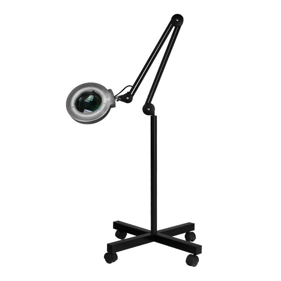 Lupelampe LED 5D på Stativ S4 Sort