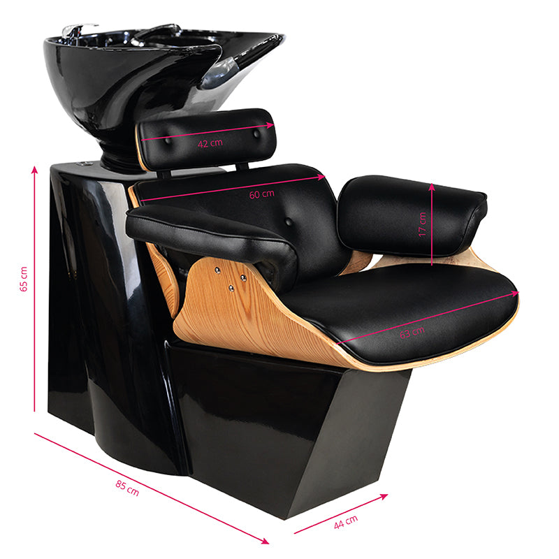 Wasunit Gabbiano Florence Zwart - afbeelding 3
