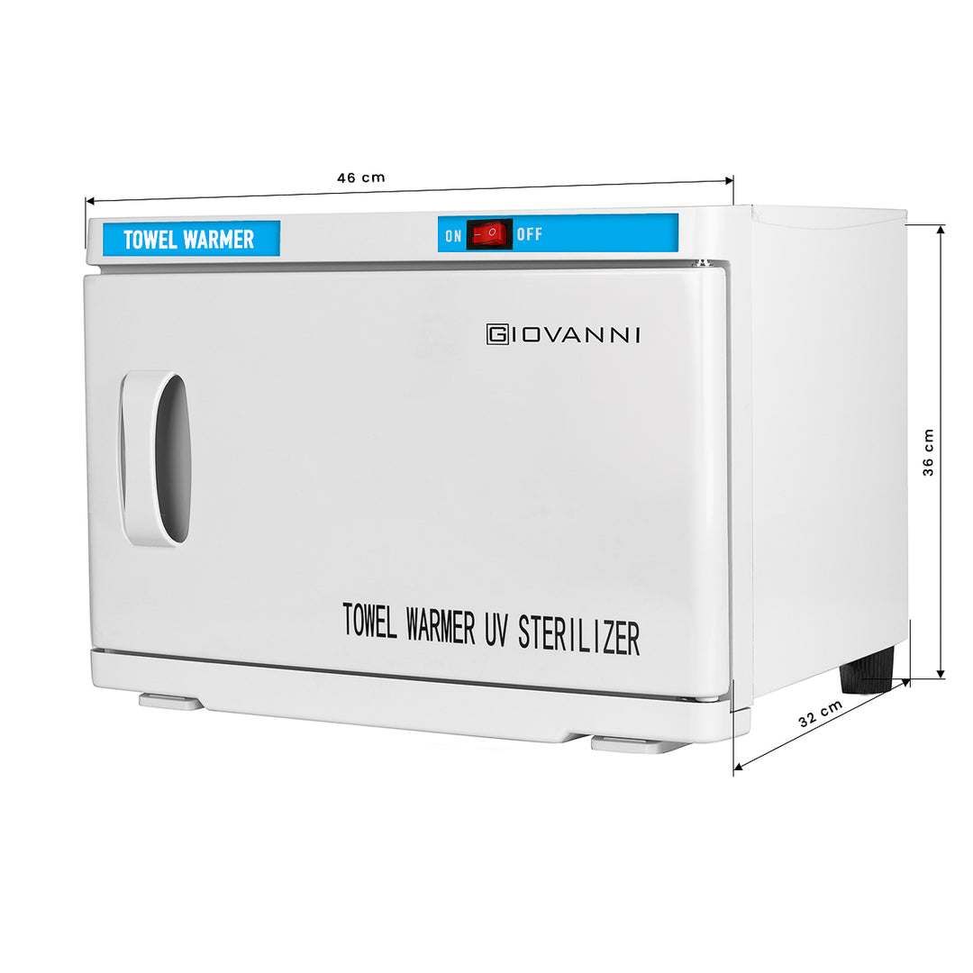 Håndklædevarmer med UV-C Sterilisator 16L 200W Hvid - billede 4