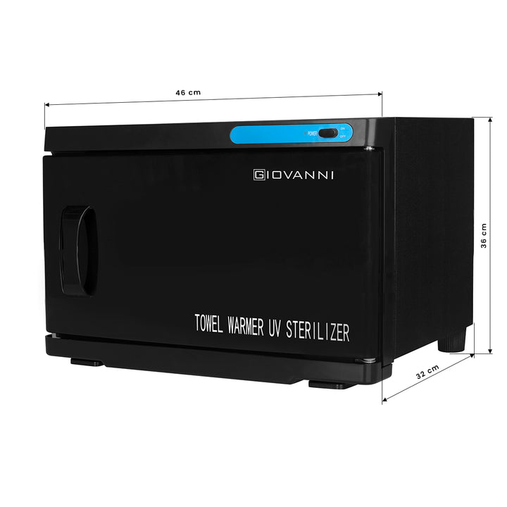 Håndklædevarmer med UV-C Sterilisator 16L 200W Sort - billede 4