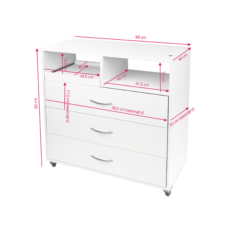 Beauty Trolley Y-200 Wit - afbeelding 6