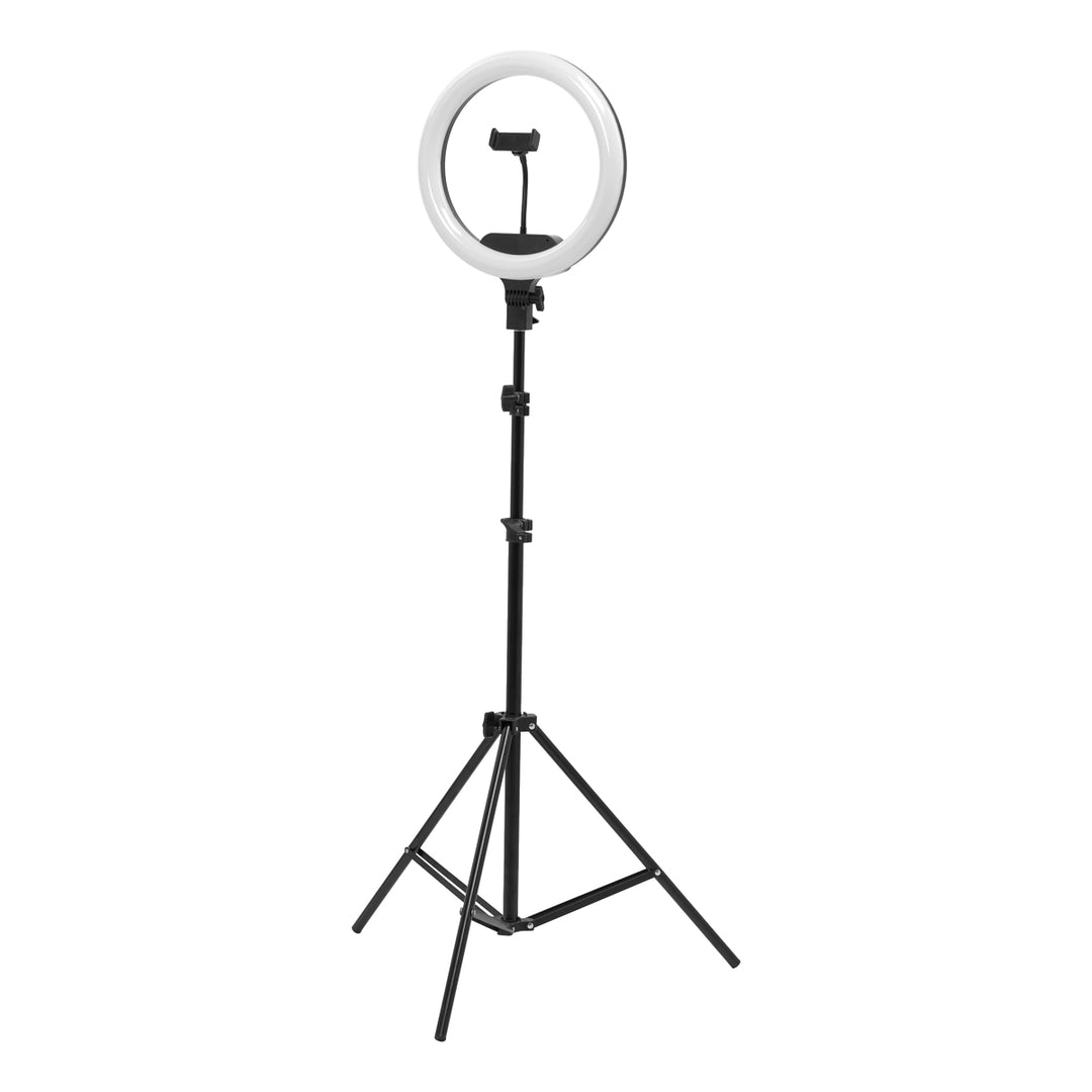 Ringlampe med Stativ 13" 36W Sort