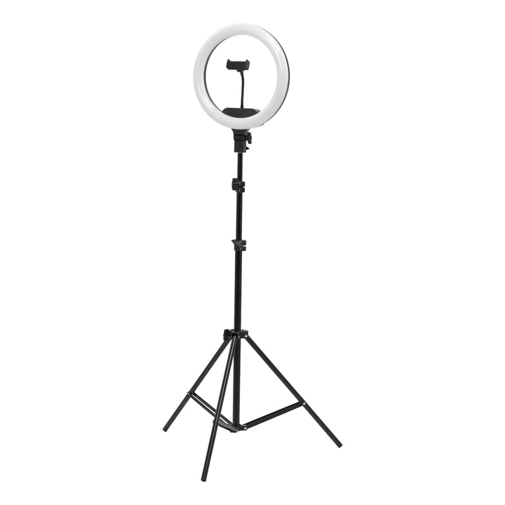 Ringlampe med Stativ 13" 36W Sort