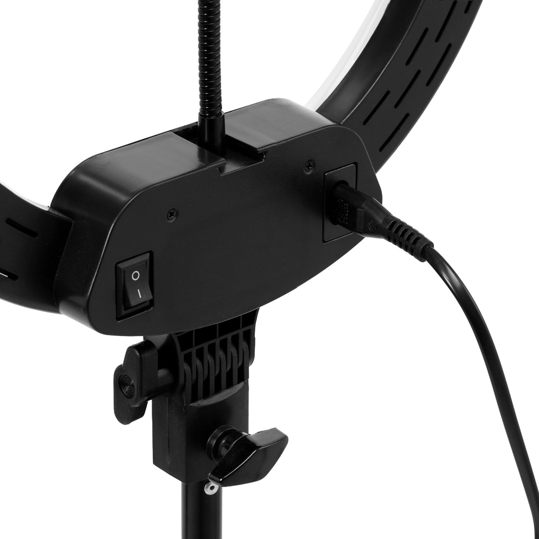 Ringlampe med Stativ 13" 36W Sort - billede 12