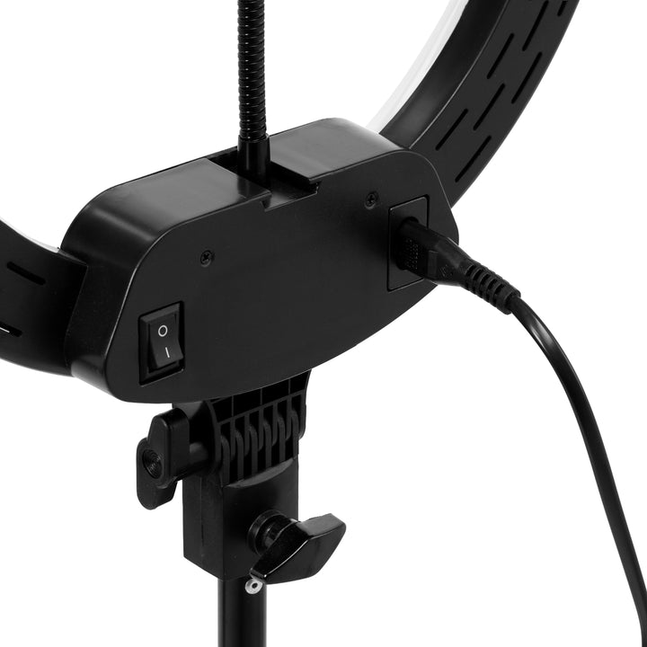 Ringlampe med Stativ 13" 36W Sort - billede 12