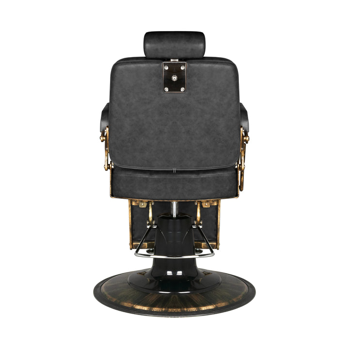 Barberstoel Gabbiano Boss HD Vingtage Leer Zwart - afbeelding 4