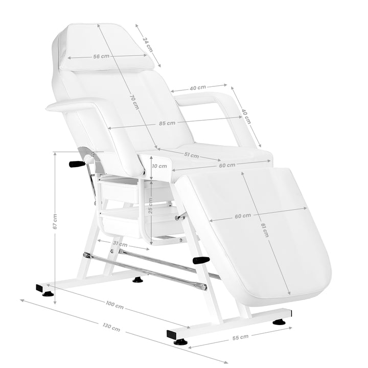 Behandelstoel Sillon met Trays Wit - afbeelding 16