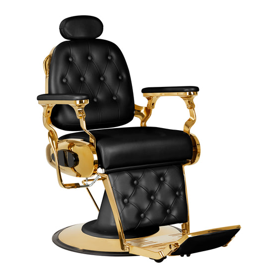 Barberstol Gabbiano Francesco - Guld/Sort